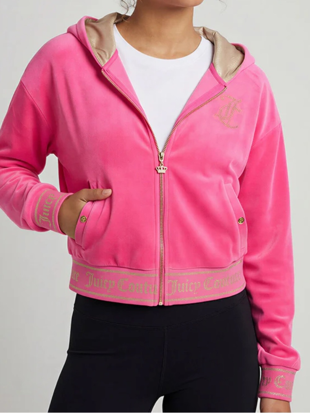 Juicy Couture reversible  Pink/gold jacket